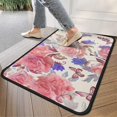 thumbnail image 4 of Pioneer Flower Floral Print Pattern Door Rugs,Washable Non Slip Door Mats Indoor,Decorative Door Mats,Entry Mat Indoor for Entrance,Bedroom,Kitchen,Bathroom,30"x17", 4 of 6