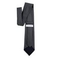 thumbnail image 4 of Jacob Alexander Men's Woven Diamond Grid Pattern Regular Neck Tie - Black, 4 of 7