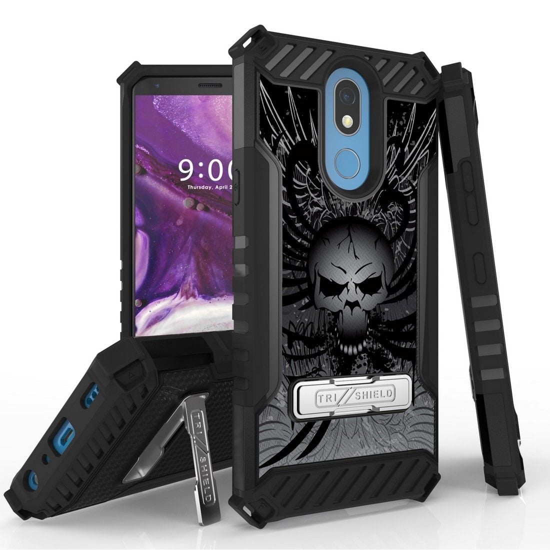 Beyond Cell [Tri Shield] Rugged Case for LG K40, Solo LTE L423DL