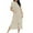 Beige#2, variant on Women's Star Print Zip-Up Long Nightgown Milk Silk Double-Sided Fleece Sleepwear Cozy Loungewear with Pockets S-2XL Soft Brushed Robe Dress