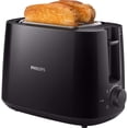 thumbnail image 1 of Philips HD2581/90 - Tostadora con 2 ranuras para tostadas, 8 niveles, accesorio para panecillos, función de descongelación, función de elevación, apagado automático, color negro, 1 of 5