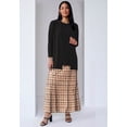thumbnail image 4 of Jessica London Women's Plus Size Wrinkle Resistant Pull-On Elastic Knit Maxi Skirt, 4 of 5