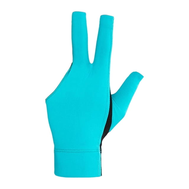 Guantes de billar Cola 3 dedos correa ajustable mano izquierda antideslizante