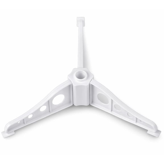 YEMNPIOS Artificial Christmas Tree Stand Replacement Plastic Legs Base Holder, White, 0.75 Inch Diameter, 1 Pack