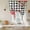 Black Green Red, variant on Love Heart Valentines Day Balloon Curtains for Living Room/French Door, Botanical Eucalyptus Red Tie Up Curtains 63 Inch Length Energy Saving Kitchen Curtains Shades for Windows 42"x63"