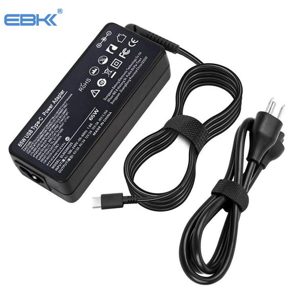 65W USB C type-c AC Power Adapter Charger For HP Chromebook X360 11 14 Series,Lenovo ThinkPad T480 T480s T490 T490s ,Yoga 730 C930