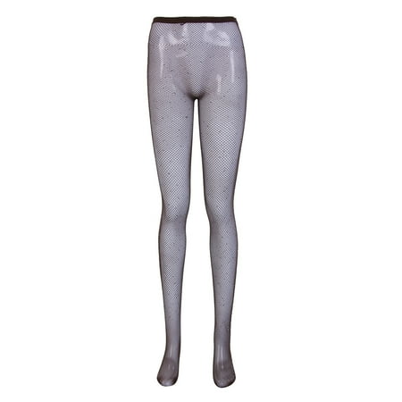 

Carolilly Women s Tight Skinny Pantyhose Super Elastic Sexy Shinny Rhinestone Long Stockings