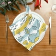 thumbnail image 5 of Coolnut Whale Cloth Napkins Set of 1, Reusable Washable Polyester Dinner Table Napkins for Family, Weddings, Parties, Home Decor, 20 x 20 Inch Washcloth Gift, 5 of 7