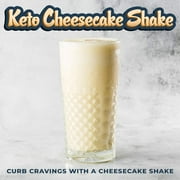 Left Coast Cheesecake Keto Meal Replacement Protein Powder Shake Mix with Collagen Peptides, 2 lb