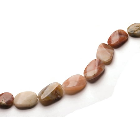 Crazy Agate Beads - Faceted Drum Crazy Lace Agate Beads Semi Precious Gemstones Size: 25x16mm Crystal Energy Stone Healing Power for Jewelry Making