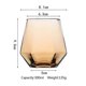 thumbnail image 1 of Hexagonal Glass Whiskey Glass Household Hexagonal Water Cup Cold Drink Juice Cup, 1 of 5