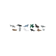 Safari Ltd. Baby Sea Life TOOB - Figurines: Harp Seal, Beluga, Penguin, Dolphin, Orca, Shark, Manatee, Turtle, Walrus, Sea Lion, Otter - Educational Toy Figures For Boys, Girls & Kids Ages 3+