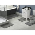 thumbnail image 2 of Garland Rug Traditional Washable Bath Rug Set, 5 Piece Set (2 Bath Rugs, Contour, Lid, & Runner) Medium Gray, 2 of 7