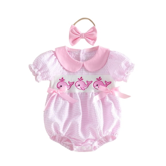 Akiihool Sleeveless Onesies for Baby Girl Baby-girls Long-sleeve Bodysuit (Pink,0-3 Months)