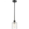 thumbnail image 1 of 516-1S-BK-G1113-LED-Innovations Lighting-Cobbleskill - 1 Light Mini Pendant In Art Nouveau Style-8 Inches Tall and 5 Inches Wide Matte Black LED, 1 of 1