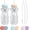 Blizzard & Creamsicle, variant on The 730 Project Honey Bear Transition First Straw Cup for Toddlers, 8 oz, Therapy Baby Bottle, Red/Blue, 2 Pack