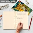 thumbnail image 5 of Notebook 8.3x5.7x0.4 Inch One Sizex1 Journey Note Diary Hardcover Notebook 60 Pages,80g Paper Writing Smooth and Not Easy to Break Jungle Cartoon Cougar, 5 of 8