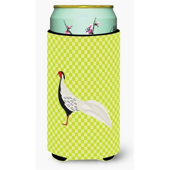 Carolines Treasures  Silver Pheasant Green Tall Boy Beverage Insulator Hugger - Green - Tall Boy
