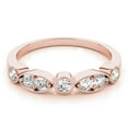 thumbnail image 2 of 0.50 Carat 10K Diamond Wedding Engagement Band In Solid Rose, White & Yellow Gold, 2 of 2