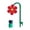 Red, variant on 2026 NEW Crazy Daisy Sprinkler Crazy Dancing Flower Water Sprinklers Funny 360° Rotating Sun Flower Dancing Daisy Lawn Sprinkler for Yard Watering