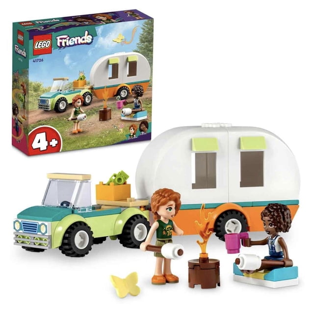 LEGO Friends Holiday Camping 41726 Toy Blocks, Present, Vehicles, Girls, Ages 4 and Up