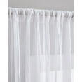 thumbnail image 3 of Crinkle Sheer Rod Pocket Curtains – 2 pack, Crinkled Texture, 3 of 3