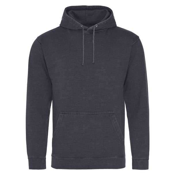 AWDis - Sudadera con capucha estilo desgastado unisex (Azul Marino Lavado)