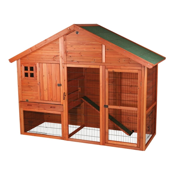 Trixie Pet Rabbit Hutch with Gabled Roof