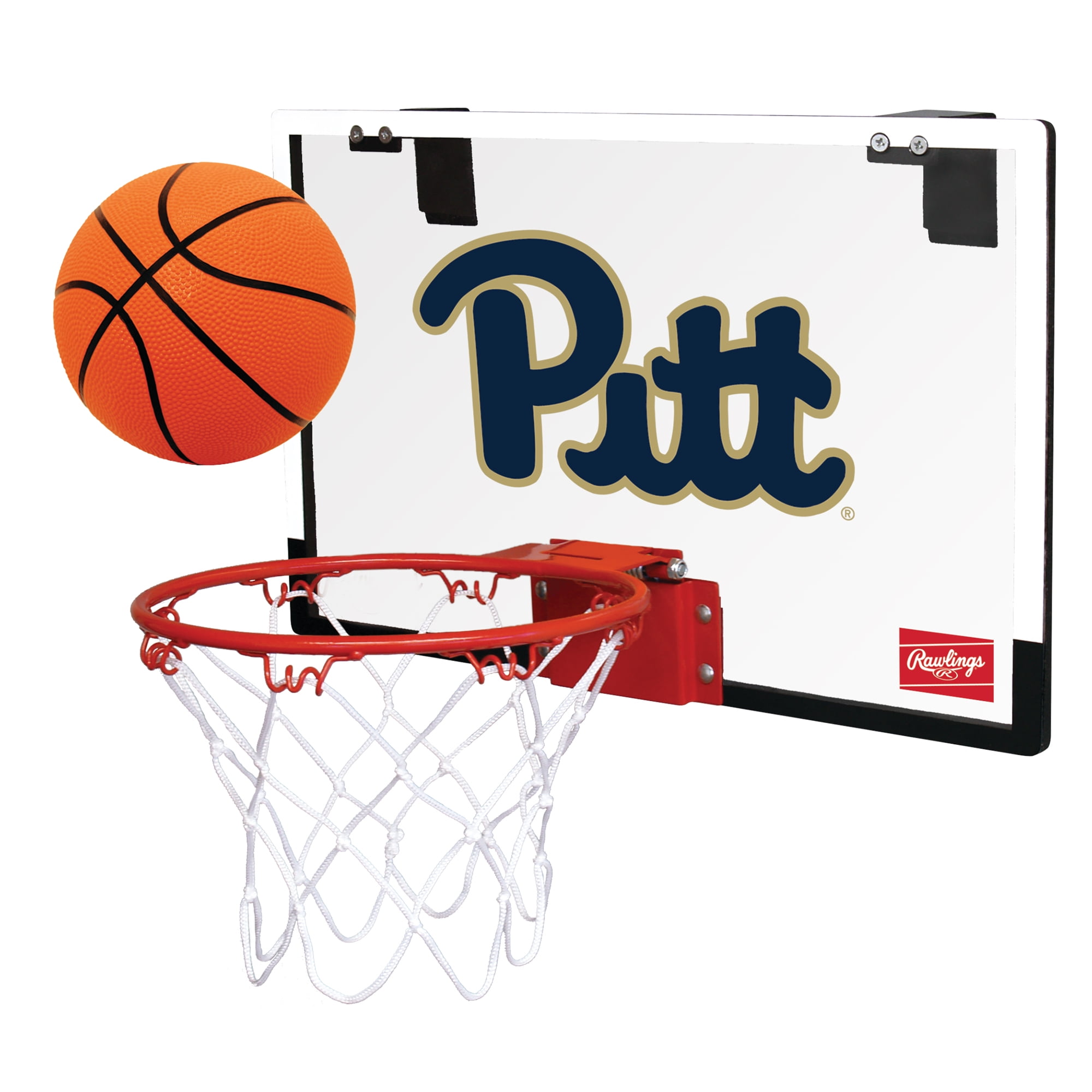 Rawlings Ncaa Game On Basketball Hoop Set University Of Pittsburgh Walmart Com Walmart Com