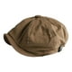 thumbnail image 3 of Sombrero transpirable para hombre perfecl Newsboy gorras suaves de 8 paneles sombrero octogonal con visera informal para exteriores Marrón 4XL, 3 of 6
