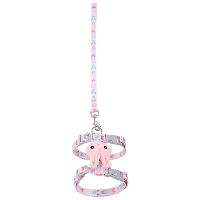 Shisuyan 1 Ensemble de Corde de Marche pour Chaton Harnais de Chat Réglable pour Extérieur