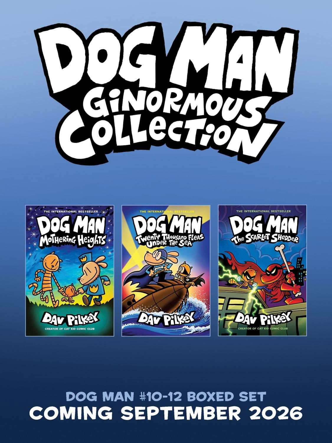 Dog Manシリーズ 10本セット Dog Man Ginormous Collection (Dog Man #10-12 Box Set) (Hardcover