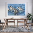 thumbnail image 5 of Beautiful Dolphins In The Gulf Of Eilat Canvas Art Poster And Wall Art Picture Print Modern Family Bedroom Decor Posters,Unframe-style,16x24inch(40x60cm), 5 of 8