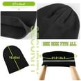 thumbnail image 6 of YOWESHOP Hi Vis Safety Beanie Hat Customize Your Logo Winter Knit Hat with Reflective Strips Unisex, 6 of 10