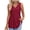 Wine Red, variant on Womens Tank Tops Eyelet Sleeveless Tops for Women Dressy V Neck Babydoll Tank Tops Flowy Summer Shirts
