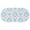 White-15, variant on Oval Waterproof Tablecloth Blue Grey Baroque Reusable Indoor/Outdoor Durable Table Cover 60 Inch X 120 Inch