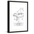thumbnail image 2 of Marmont Hill "Piano Sketch I" Framed Painting Print, 2 of 5