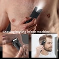 thumbnail image 3 of Afeitadora de pelo para hombre, recortadora de vello corporal, cortadora eléctrica para el cuerpo, cortadora de vello corporal con carga impermeable, 3 of 5