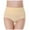 Beige, variant on Bigersell Plus Size Underwear for Women 4X-5X Clearance Seamless High Waisted Underwear G-Strings Panty Style P-937 Nylon Brief Panties Plus Size Thongs Briefs Women's Panties Red-A L