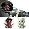 thumbnail image 2 of Cute Cat Car Conditioning Vent Aromatherapy Clip Aromatherapy D7G9 A3Z4 C8I, 2 of 8