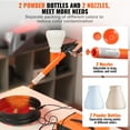 thumbnail image 2 of KFFKFF Powder Coating System, 50KV Electrostatic Emission Powder Application Set with Pedal Control, Application Device, Nozzle Attachments and Powder Containers, Powder Application Gear, 2 of 9