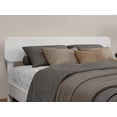 thumbnail image 5 of AFI Florence Queen Solid Wood Low Profile Platform Bed, White, 5 of 13