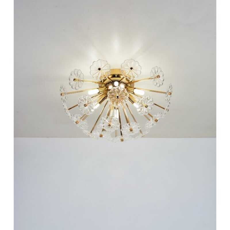 Gold Flush Mount Ceiling Light
