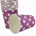 thumbnail image 2 of Pack of 20 250 Ml Paper Cups -  - Summer BBQ Party Disposable Tableware - Colour, 2 of 6
