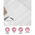 thumbnail image 6 of Black Gray Striped Kitchen Dish Towels for Drying Dishes Set of 2, Contemporary Minimalist Lines Art Waffle Weave Microfiber Hand Tea Bathroom Towels Quick Dry & Absorbent Towel 12x12, 6 of 7