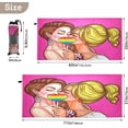 thumbnail image 4 of Dreamtimes Art Rainbow Lesbian Beach Towel Quick Dry Absorbent Bath Towels Sandproof Lightweight Towel for Gym Yoga Sports Swimming 31x71in, 4 of 7