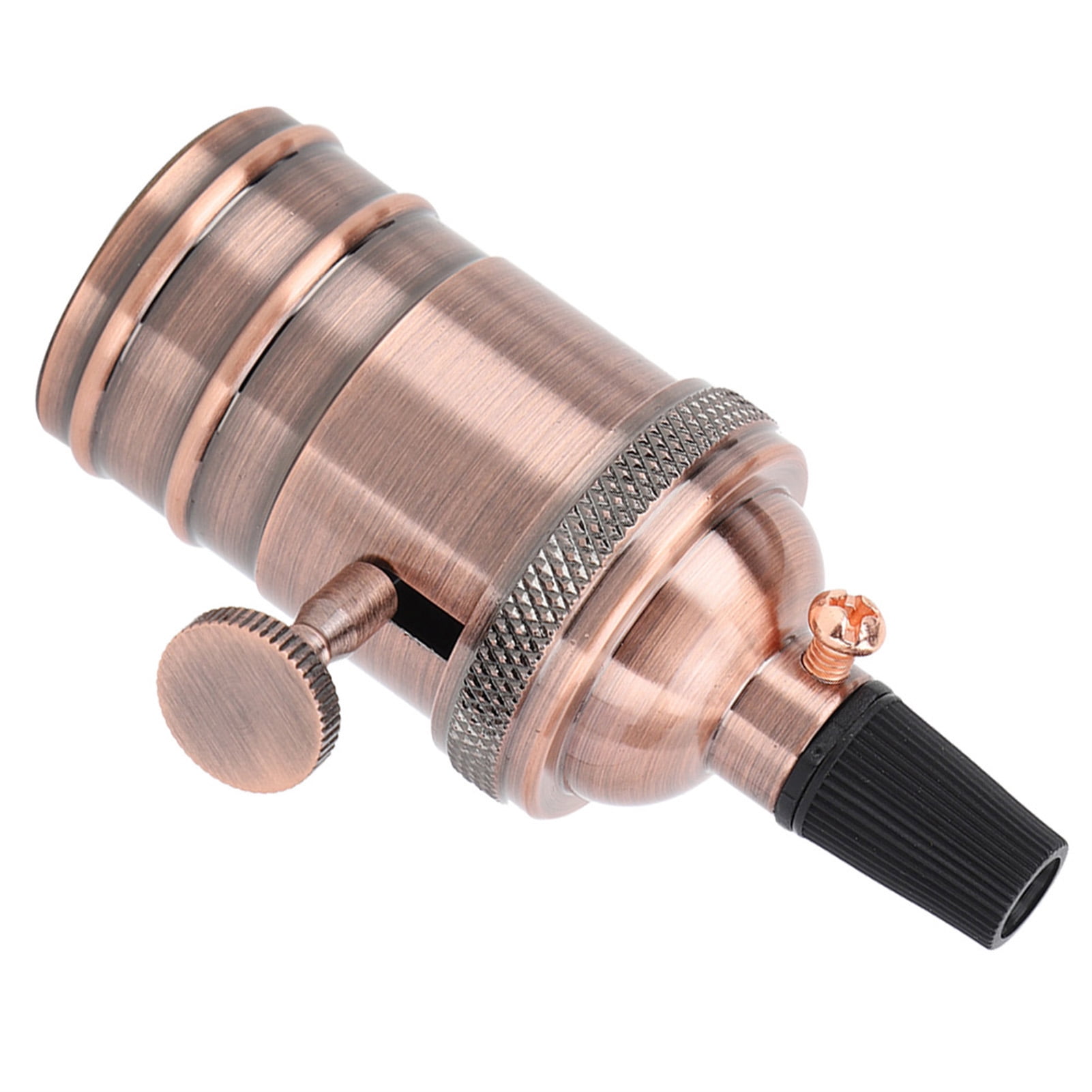 Aluminum Plating Lamp Holder, E27 Lamp Base, Silver For Stair Closet