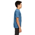 thumbnail image 3 of UltraClub Big Boys' Athletic Performance Crewneck T-Shirt, Indigo, X-Large, 3 of 3