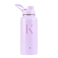 thumbnail image 1 of Termo de Acero Inoxidable Iniciales LuckyLy, Botella de Agua 1L, Letra A lila 1L, 1 of 6