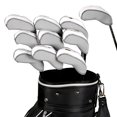 thumbnail image 2 of Juego de 10 Uds de fundas para la cabeza de hierros de Golf Sunnimix gris blanco, 2 of 8